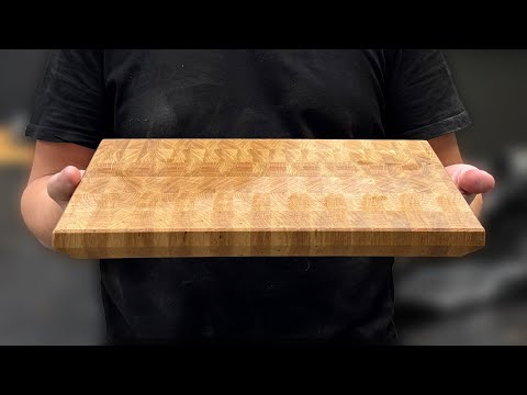 Deska sztorcowa - dębowa deska do krojenia - jak zrobić deskę sztorcową krok po kroku?