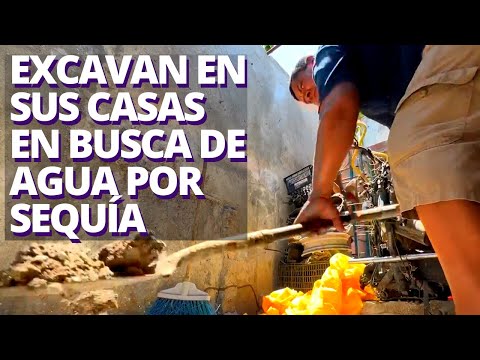 Escasez de agua en México: excavan en sus casas para hallar pozos