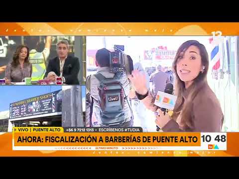 Fiscalización de barberías en comuna de Puente de Alto | Tu Día | Canal 13