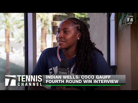 Coco Gauff Celebrates 20th Birthday with a Win | Indian Wells Fourth Round Interview