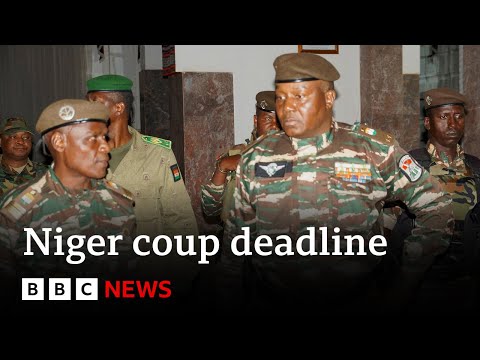 Niger coup: Deadline approaching for leaders to restore power - BBC News