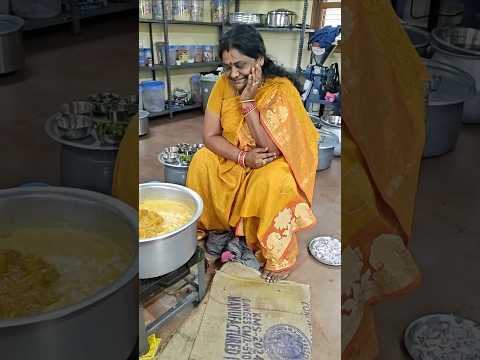 #మంజులమ్మ చేసిన సాంబార్#viral video..