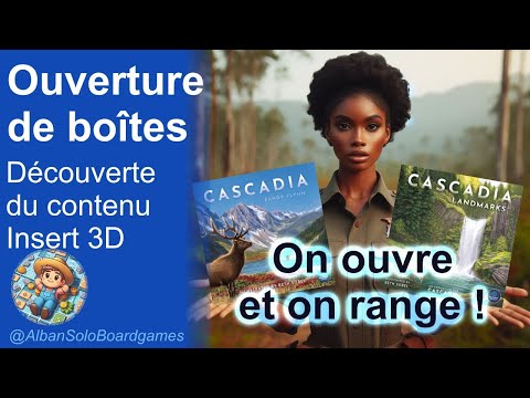 [FR] Cascadia et son extension Paysages | Ouverture de boîte | Unboxing | Découverte