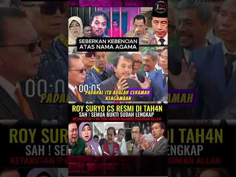 DETIK-DETIK ROY SURYO DITANGKAP PAKSA SETELAH RESMI JADI TERSANGKA!
