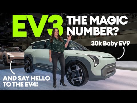 FIRST LOOK: Kia EV3 and EV4. Will baby brothers to the EV9 and EV6 be a hit? | Electrifying