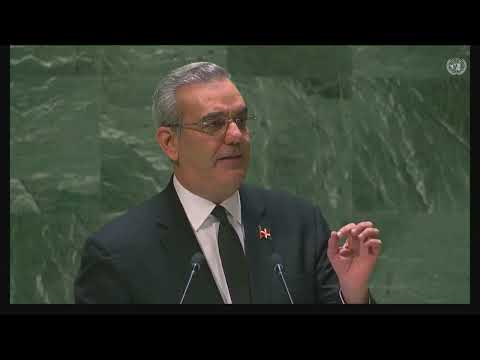 Presidente Abinader habla ante las Naciones Unidas