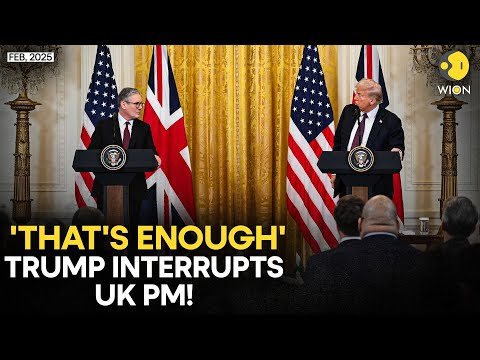 Trump-Stamer Press Conference LIVE: Trump Interrupts Starmer During Meeting, Says ‘That’s Enough!’