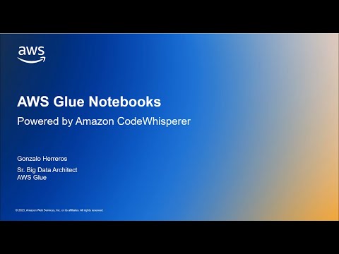 Demo Video: Amazon CodeWhisperer Integration with AWS Glue Studio | Amazon Web Services