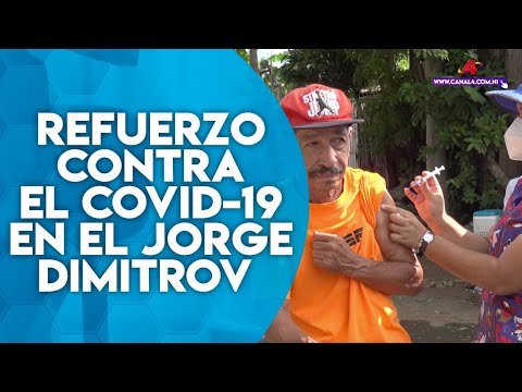 MINSA aplica refuerzo contra el COVID-19 a pobladores del barrio Jorge Dimitrov