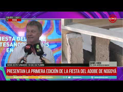 Presentaron la primera edición de la Fiesta del Adobe que se realizará en Nogoyá