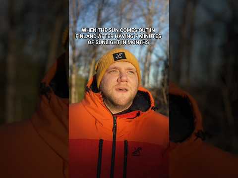 When the sun comes out in Finland... #shorts #finland