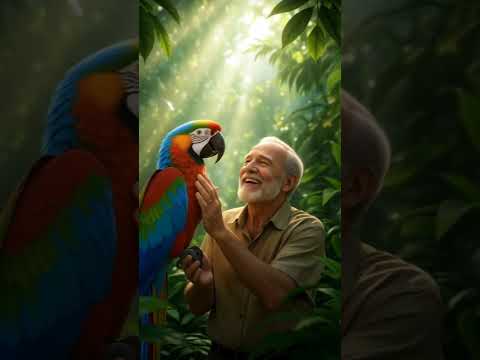 एक अकेला इंसान और उसका तोता 🕊️ | Heart Touching Story #hindistories #sorts #aiart
