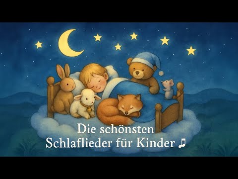 Die schönsten Schlaflieder für Kinder 🎵 Zum Mitsingen & sanften Einschlafen 😴