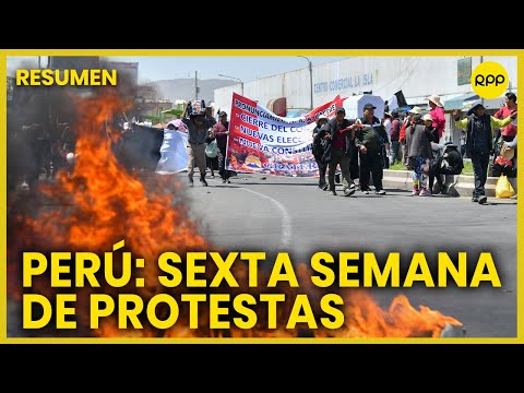 Crisis Política: Sexta Semana de Protestas en Perú