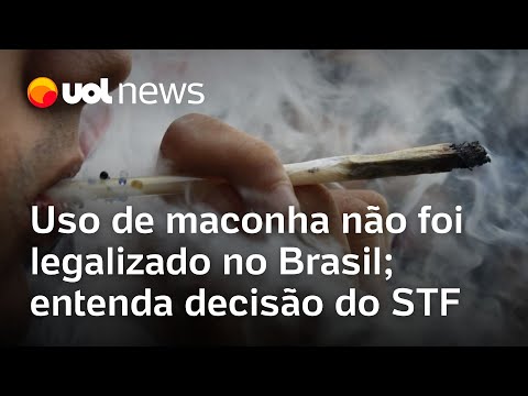 Uso de maconha não foi legalizado no Brasil; Maierovitch explica decisão do STF sobre porte da droga