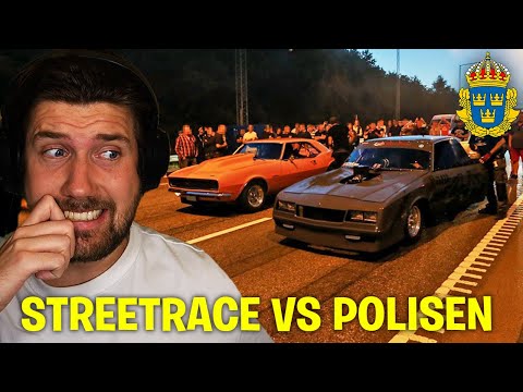 POLISEN BLIR LURADE AV MÄNNISKOR PÅ STREET RACE.. REAGERAR PÅ SVENSK POLISJAKT
