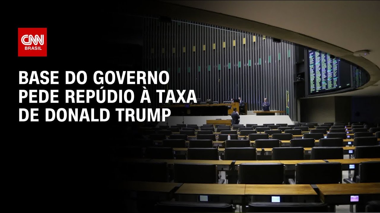 Governistas pedem repúdio à tarifa de 50% de Donald Trump | AGORA CNN