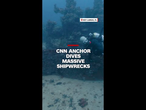 CNN anchor dives massive shipwrecks