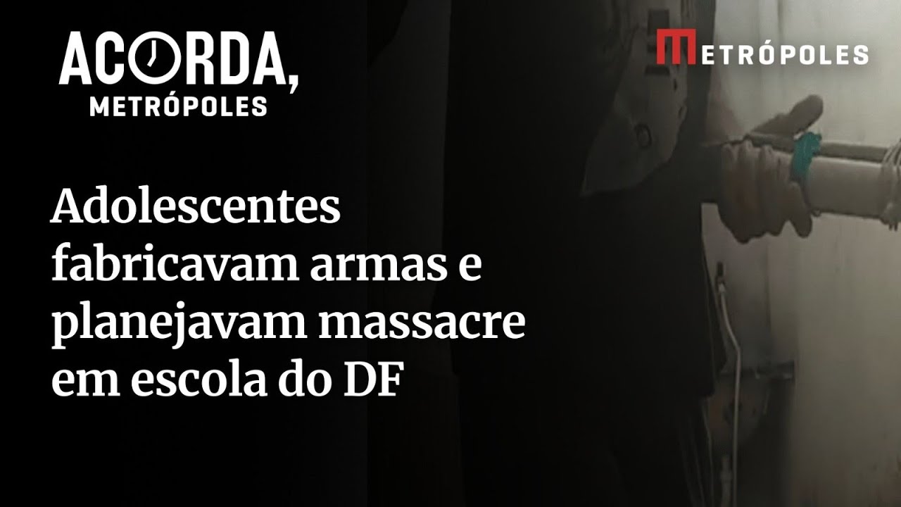 Saiba detalhes da investigação sobre jovens que fabricavam armas e planejavam massacre em escola