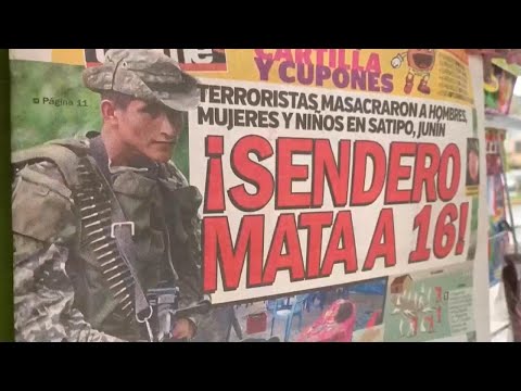 Matanza en Perú tensa segunda vuelta presidencial: 16 muertes atribuidas a Sendero Luminoso