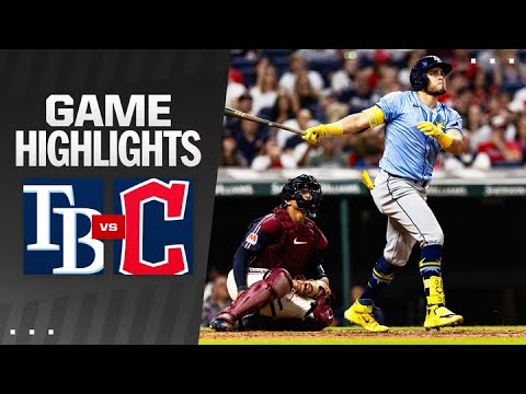 Rays vs. Guardians Game Highlights (9/13/24) | MLB Highlights