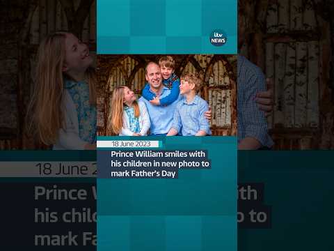 Kensington Palace release new photo to mark Father’s Day #itvnews #royals #william #fathersday