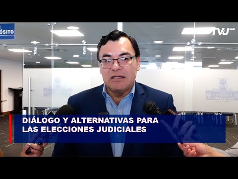 Diálogo y alternativas para las elecciones judiciales, Jerges Mercado espera llegar a consensos