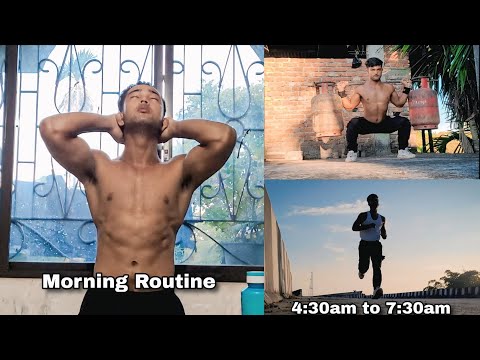 Daily morning routine || 4:30am to 7:30am home workout || Bangali babu