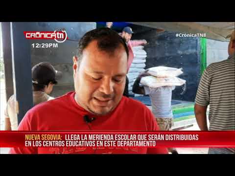 Rastras llenas de alimentos llegan a Nueva Segovia por inicio de año lectivo 2021 - Nicaragua