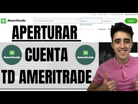 COMO ABRIR una cuenta de TD Ameritrade con POCO DINERO?? Paso a paso abrir cuenta de TD Ameritrade