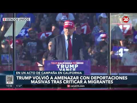 EEUU | Trump volvió a amenazar con deportaciones masivas tras criticar a los migrantes