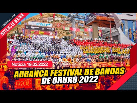 ASÍ ARRANCÓ EL FESTIVAL DE BANDAS DE ORURO 2022 DESPUES DE UN AÑO DE PAUSA