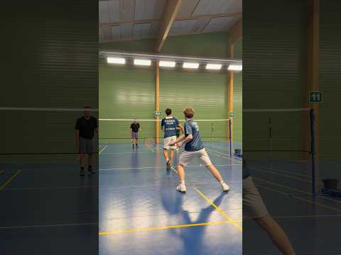 When You Show the Opponent Where to Return the Serve 😂 #badminton #shorts #badmintonmatch