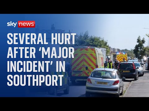 Southport: 'Major incident' after reports of stabbing and 'number of casualties'