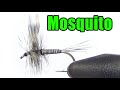 Mosquito Fly Tying - Best Classic Dry Fly For Brook Trout & Beaver Ponds 