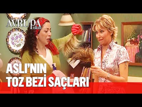 Makbule, Aslı'nın saçlarını süpürge etti😂 - Avrupa Yakası