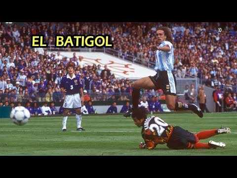 Asi jugaba Gabriel Batistuta - El Mejor 9 de la Historia Argentina