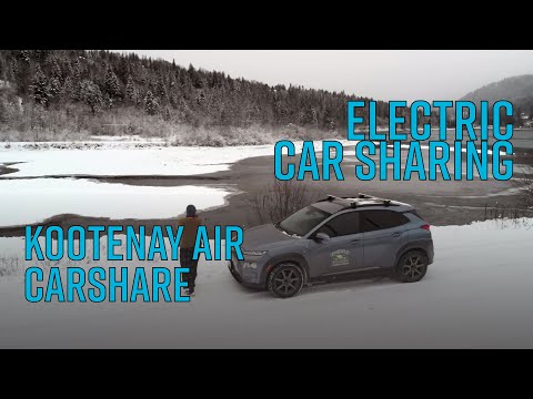 Electric Car Sharing with Kootenay Air Carshare.