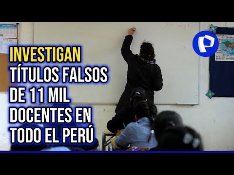 Óscar Becerra sobre títulos falsos de profesores: “Deben ser denunciados penalmente”