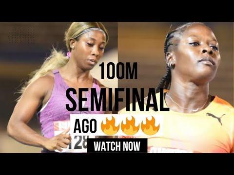  Intense Action: 100m Women's Semifinals at Jamaica National Trials!