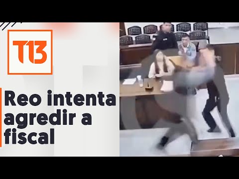 Video muestra como reo condenado a cadena perpetua intenta agredir a fiscal en Argentina
