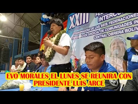 EVO MORALES PARTICIPA DEL XXIII CONGRESO DE FEDERACIÓN DE CHIMORE