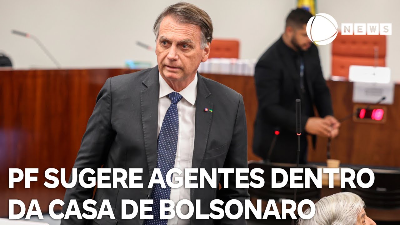 PF sugere presença de policiais dentro da casa de Bolsonaro para evitar risco de fuga