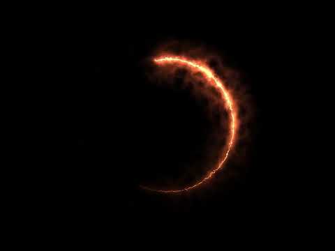 Ethereal Particles Flowing in Circles Endlessly | 4K Relaxing Screensaver