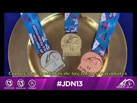 Conozca las medallas de los Juegos Nacionales  2023