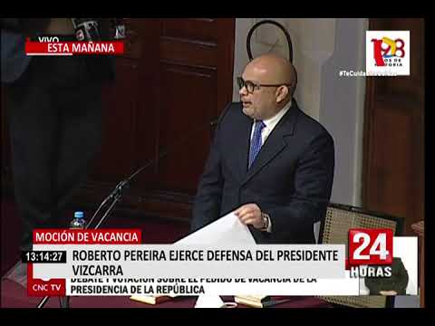 Abogado de Vizcarra: Esta es una defensa de la institucionalidad de la presidencia de la República