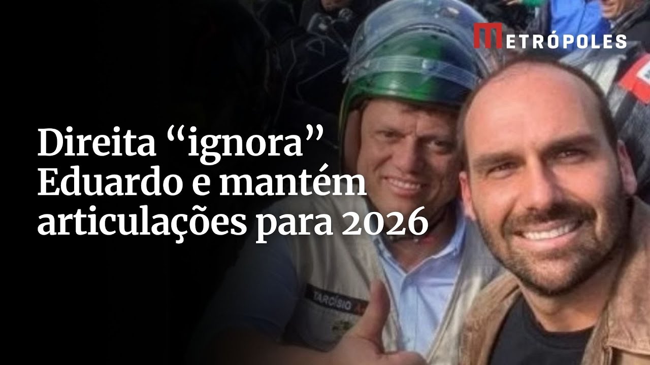 Direita ignora Eduardo e mantém articulações para 2026