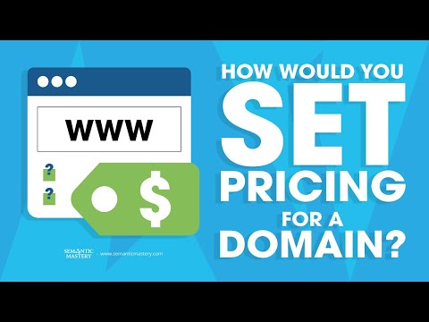 How Would You Set Pricing For A Domain?