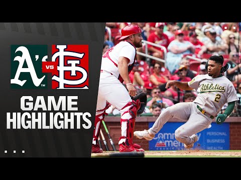 As vs. Cardinals Game Highlights (9/1/25) | MLB Highlights