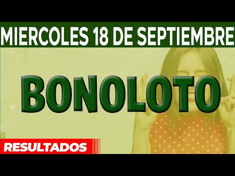 Resultado del sorteo Bonoloto del Miércoles 18 de Septiembre del 2024.